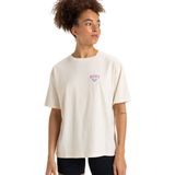 Roxy Erjkt04179 T-shirt Met Korte Mouwen Beige M Vrouw
