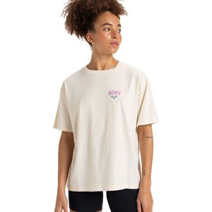 Roxy Erjkt04179 T-shirt Met Korte Mouwen Beige M Vrouw