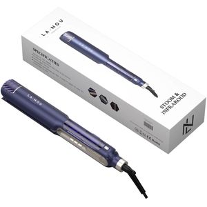 La Nou® Stoomstijltang - Stijltang - 80 tot 250°C - Infrarood Warmte - Anti-Pluis/Ionentechnologie - Straightener - Styltang - Stijltang met Stoom - Steampod