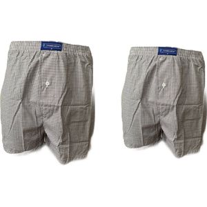 Embrator mannen Boxershorts 2-stuks geruit maat 4xl
