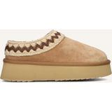 Mou - Platform Clog Suede Leather ST - Beige - Klompen