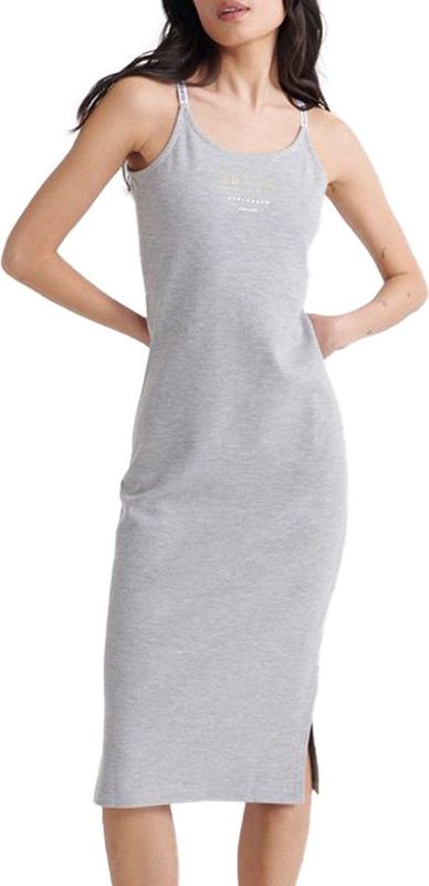 Superdry - Urban Bodycon - Jurk - Zacht Jersey - Met Folieprint-logo