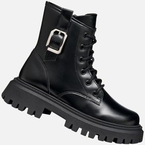 Geox - J MAQUINNENS GIRL - Hoge Schoenen - Zwart