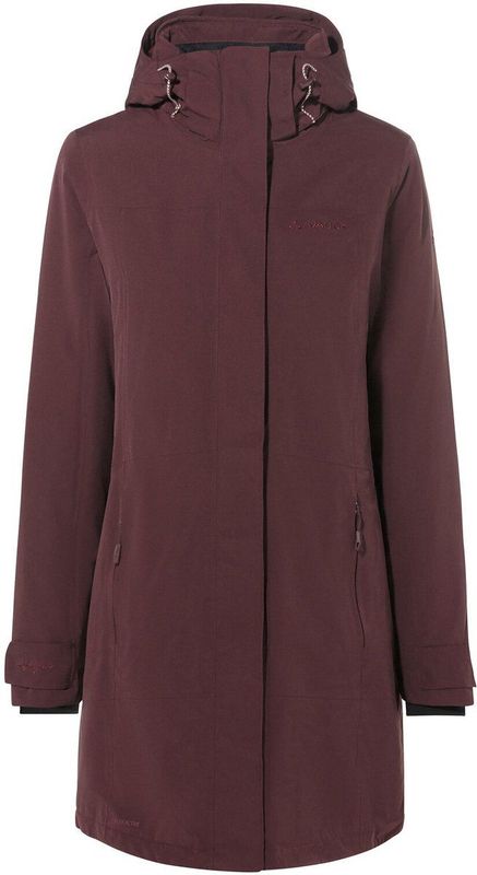 VAUDE - Skomer Wool Parka II - Regenjas - Dames - Waterdicht - Met Kap