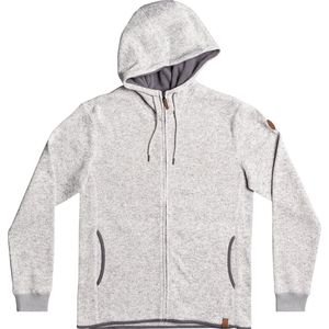 Quiksilver Keller Zip Hoodie Heren Maat S Donkergrijs