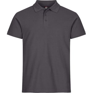 Clique Basic Polo 028230 - metaalgrijs - 3XL