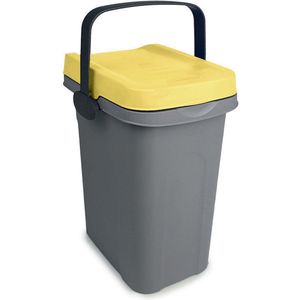 Afvalbak - 'Home Eco System' - afvalscheiding - Prullenbak - Afvalbakje aanrecht - 7 Liter - Geel