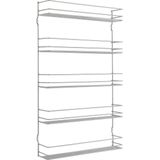 Metaltex Kruidenrek Wandmontage 5-laags Pepito Zilverkleurig