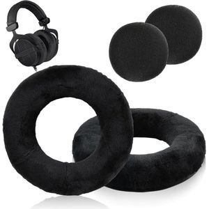 Allecto Plus - Vervangende oorkussens voor DT990 DT880 DT770 PRO hoofdtelefoon - Zacht & duurzaam - Geluidsisolatie - Zwart