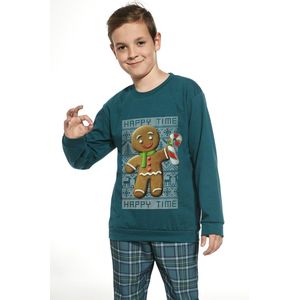 Cornette Katoenen Familie Pyjama Jongens | Lange Mouw Lange Broek | Kerst Winter Matching Gezin Pyama | Cookie 4 953/153 966/153 122/128