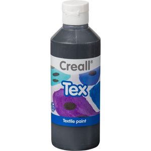 Textielverf creall tex zwart 250ml | Fles a 250 milliliter