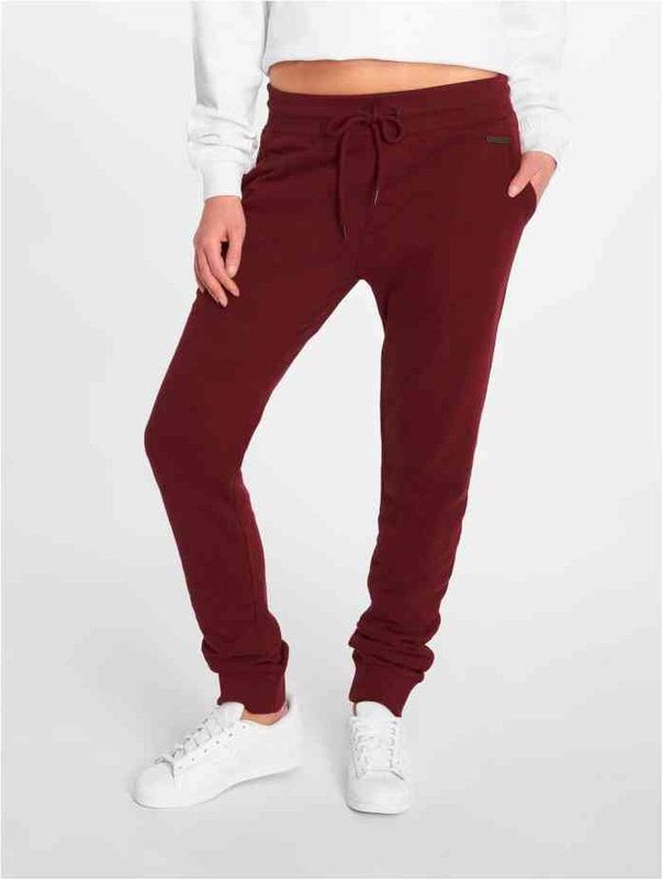 Just Rhyse - Poppy Dames joggingbroek - M - Bordeaux rood
