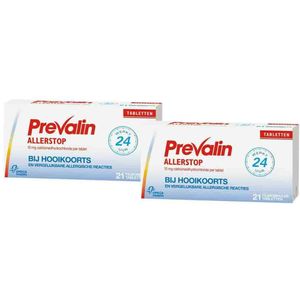 Prevalin Allerstop Cetirizine - 2 x 21 tabletten - Voordeelverpakking