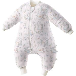 Vos&Bos Slaapzak Bamboe & Wol 2.5 TOG Winter Baby Slaapzak met Benen Dreamland - Dream Banquet - S