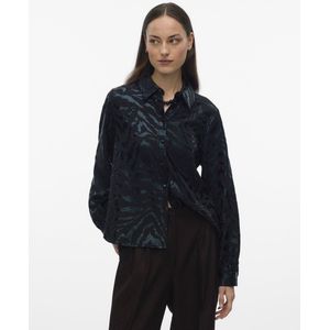VERO MODA - VMCARLA - Blouse - Marine / Zwart