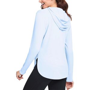 Dames Sportshirt met Lange Mouwen en UV-Bescherming - Ademend en Sneldrogend