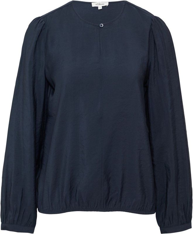 s.Oliver - Blouse - Alledaagse Elegant - Met Pofmouwen