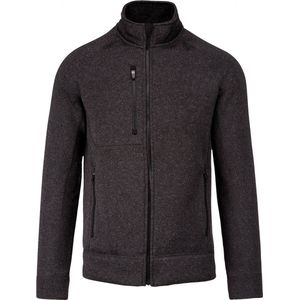 Sweatshirt Heren L Kariban Lange mouw Dark Grey Melange 100% Polyester