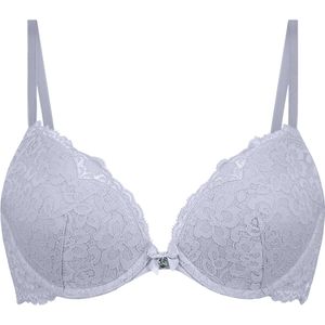 Hunkemöller Dames Lingerie Voorgevormde push-up beugel bh Marine - Paars - maat D75