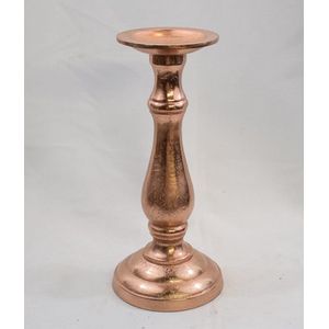 Richmond - Kandelaar - Koper Kleur - Metaal - H 30 cm - Ø 13 cm