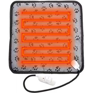 Elektrische Deken voor Huisdieren 45X 45 cm - Warmtemat - Verwarmingspad - Kattendeken - Hondendeken - Elektrisch deken – Winterverwarmingskussen voor Katten en Honden – Waterdicht