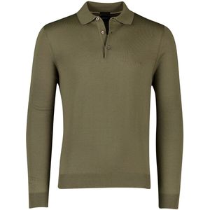 Hugo Boss polo lange mouw groen