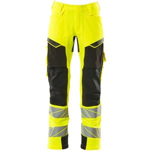 Mascot Accelerate Safe Broek met kniezakken 19079-511 - Hi-Vis geel/zwart