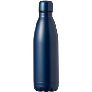 RVS Waterfles/Drinkfles Kleur Blauw - met Schroefdop - 790 ml - Sportfles - Bidon
