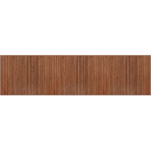 vidaXL-Vloerkleed-rechthoekig-80x300-cm-bamboe-bruin