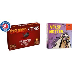 Spellenbundel - Kaartspel - 2 stuks - Exploding Kittens & Valse Motten