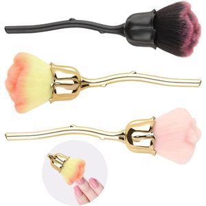 Inovra - Nail Dust Remover Borstel - Zachte Borstel voor Nail Art Manicure - Acryl Borstel voor Stof Reiniging in Nail Salon . - Nagelborstel