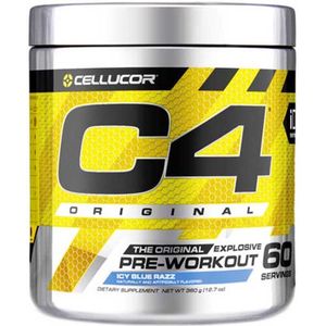 Cellucor C4 Original Pre Workout - Icy Blue Raspberry - 60 shakes (400 gram)