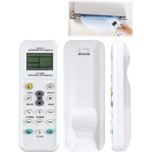 2 universele airconditioning afstandsbedieningen - compatibel met de belangrijkste merken - geschikt voor split airconditioning - ramen en draagbare modellen - gemakkelijk te bedienen en veelzijdig