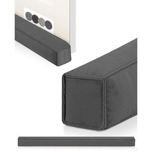 Beautissu Tochtstopper Deur 140 cm – Energiebesparende Koudeblokker Tochtstrip Voor Deuren – Tochtrol Antraciet – Tochtstopper Stof Voor Ramen & Deuren – Marin