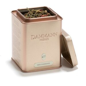 Dammann Frères - Miss Dammann blikje N° 477 - 100 gram losse groene thee met gember en vruchten - Volstaat voor 50 koppen