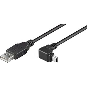 Goobay 1.8m USB Cable USB-kabel 1,8 m USB A Mini-USB B Zwart