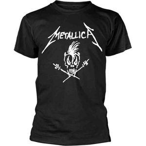 Metallica Heren Tshirt -S- Original Scary Guy Zwart