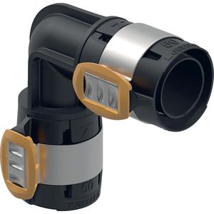 Geberit FlowFit bocht 90gr PPSU d50