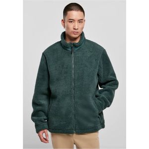 Urban Classics - Basic Sherpa Jacket - 4XL - Groen