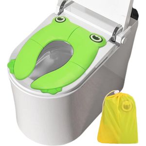 Opvouwbare toiletbril voor kinderen, draagbaar en antislip met tas