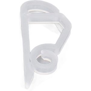 Gutter Clips Licht Clip Boom - Kerstverlichting Boom Haak - Buiten Lichtslingers Kunststof Haak (Wit)