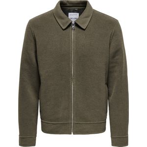 Only & Sons - Onsdenzel Wool Jacket - Jas - Walnut - Mannen