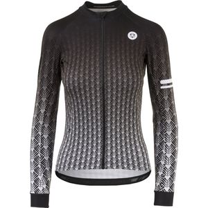 AGU Art Deco Fietsshirt Lange Mouwen Trend Dames - Zwart - XS