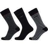 CR7 giftbox 3P sokken stripe zwart - 40-46