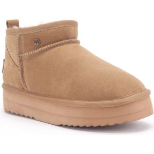 Warmbat Durack Vrouwen Laarzen - Cognac - Maat 37