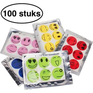 anti muggen stickers - citronella sticker - anti muggen - 102 stuks