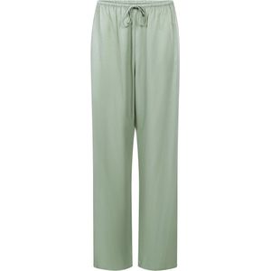 Hunkemöller - Nachtmode Broek - Groen - Satijn