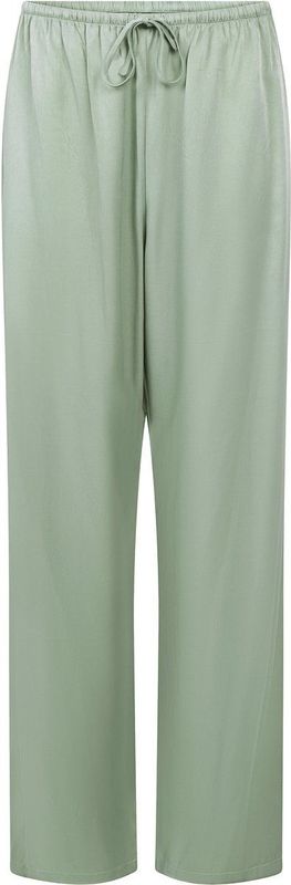 Hunkemöller - Nachtmode Broek - Groen - Satijn