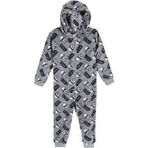 Star Wars onesie pyjama - maat 104 - Starwars huispak - grijs