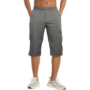 Heren 3/4 Outdoor Broek - Sneldrogende Wandelbroek met Rits